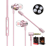 SOSOFLY Gaming E-sports Anchor Headset Dual Wheat Metal In-Ear Wire Control Headset