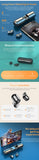 SOSOFLY  New bluetooth headsets tws wireless binaural sports ipx7 waterproof black technology pull