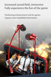 SOSOFLY Gaming E-sports Anchor Headset Dual Wheat Metal In-Ear Wire Control Headset