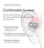 SOSOFLY New Metal In-Ear Headphones Subwoofer with Wheat Wire Control Universal Headset for Mobile Phone and Computer