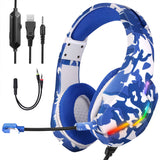 SOSOFLY  Game headset light-emitting electronic competition headset notebook PS4 computer general headset wired headset