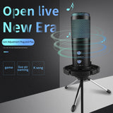 SOSOFLY new live microphone outdoor shooting video live wired microphone compatible with computer PS4 is not compatible with XBOX games