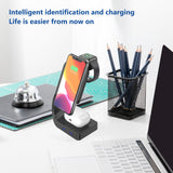 SOSOFLY new three-in-one wireless charger, fast charging magnetic suction for Apple mobile phone watch headset multi-function wireless portable power bank