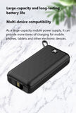 SOSOFLY Portable charger, built-in cord mobile power bank, large capacity 20000 mAh mobile phone power bank