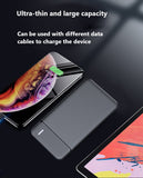 SOSOFLY New portable charger, ultra-thin mini 5000mAh power bank, 20000mAh high-capacity power bank, 10000mAh thin and light power bank, mobile phone power bank