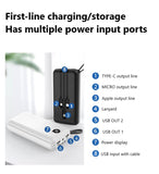 SOSOFLY Portable charger, built-in cord mobile power bank, large capacity 20000 mAh mobile phone power bank