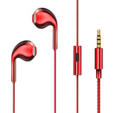 SOSOFLY  New heavy bass HIFI earplugs zinc alloy headset mobile computer universal wired headset