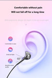 SOSOFLY  New heavy bass HIFI earplugs zinc alloy headset mobile computer universal wired headset