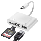 SOSOFLY type-c card reader 3-in-1 USB/SD/TF mobile phone usbc extended computer OTG adapter