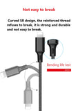 SOSOFLY  new extended 3M fast charging data cable is suitable for the 2.4A braided charging cable of the Apple mobile phone data cable