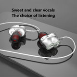 SOSOFLY HIFI wire headset Wired headphones with mic Quad Core Double Action Ring Four horn earphones