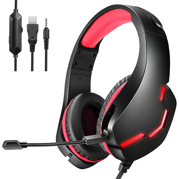 SOSOFLY  Game headset light-emitting electronic competition headset notebook PS4 computer general headset wired headset