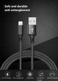 SOSOFLY  new extended 3M fast charging data cable is suitable for the 2.4A braided charging cable of the Apple mobile phone data cable