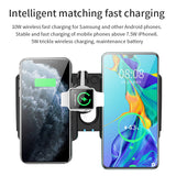 SOSOFLY Four-in-one wireless charger, fast magnetic charging, suitable for Apple mobile phone, watch, headset, multi-function wireless power bank