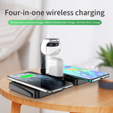 SOSOFLY Four-in-one wireless charger, fast magnetic charging, suitable for Apple mobile phone, watch, headset, multi-function wireless power bank