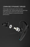 SOSOFLY Dual-mic noise reduction wireless bluetooth headset, rotatable hanging ear type, large capacity, high-definition call, business bluetooth unilateral headset