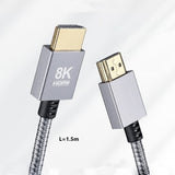 SOSOFLY New HDMI2.1 high-definition cable 8K 60Hz data cable cable computer data cable hdmi audio and video braided cable