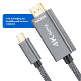 SOSOFLY New 4K high-definition connection data cable conversion type-c to hdmi high-definition 2 meters audio and video braided cable