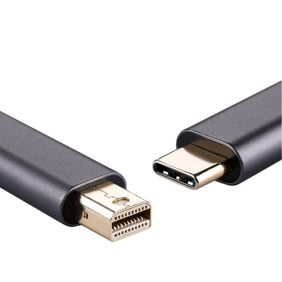 SOSOFLY New type-c data cable 4K adapter cable type-C to miniDP for MacBook HD audio and video braided cable