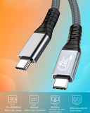 SOSOFLY New USB4 data cable type-c PD fast charging 240W type c charging cable typec extension cable with 8K display Compatible with Thunderbolt 4 cable 40Gbps