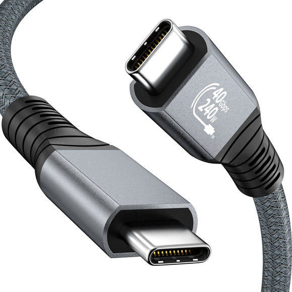 SOSOFLY New USB4 data cable type-c PD fast charging 240W type c charging cable typec extension cable with 8K display Compatible with Thunderbolt 4 cable 40Gbps