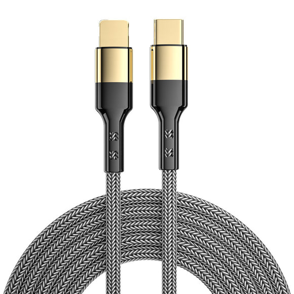 SOSOFLY  gold-plated pd20W fast charging data cable is suitable for Apple’s dedicated fast charging data cable, 1.2M mobile phone charging cable Data line