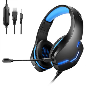 SOSOFLY  Game headset light-emitting electronic competition headset notebook PS4 computer general headset wired headset