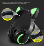 SOSOFLY Colorful head-mounted anime cat ears cow ears cartoon bluetooth headsets