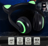 SOSOFLY Colorful head-mounted anime cat ears cow ears cartoon bluetooth headsets