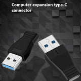 SOSOFLY Type-c female adapter usb male adapter charging test 3.1usb-c female hard drive usb3.0a male adapter, USB3.1AM/CF metal shell adapter