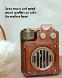 SOSOFLY Retro radio bluetooth audio portable mini outdoor wireless small speaker desktop computer with high volume subwoofer amplifier