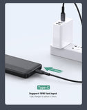 SOSOFLY Portable charger, high-capacity power bank 10000mAh mobile phone 18w fast charging two-way PD mobile power bank