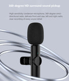 SOSOFLY new mobile phone wireless live microphone outdoor radio small microphone to shoot video lavalier microphone live microphone