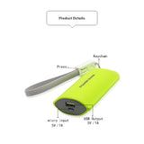 SOSOFLY Mini portable charger, new mobile power bank Keychain small mobile phone charging treasure