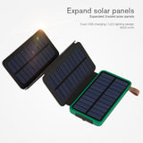 SOSOFLY New portable charger, outdoor folding multi-piece solar charger solar mobile power 8000mAh