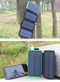 SOSOFLY New portable charger, outdoor folding multi-piece solar charger solar mobile power 8000mAh