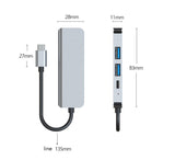 SOSOFLY type-c docking station 4K hdmi hub hub laptop 4-in-1 multi-function docking station