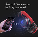 SOSOFLY  Luminous Bluetooth wireless card sports Bluetooth headsets mobile phone stereo running headset subwoofer headsets