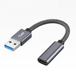 SOSOFLY type-C data cable USB3.1A male to C female 10G3A fast charge OTG audio adapter cable